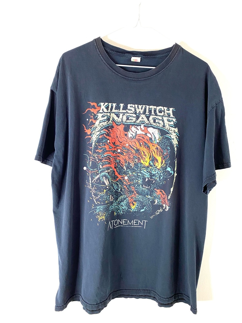 Killswitch Engage Black Atonement Graphic Band Tee Metalcore Album Shirt